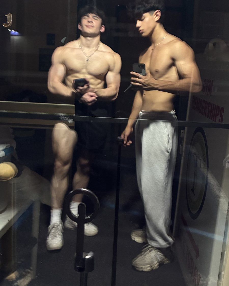 Brandon training with Ty