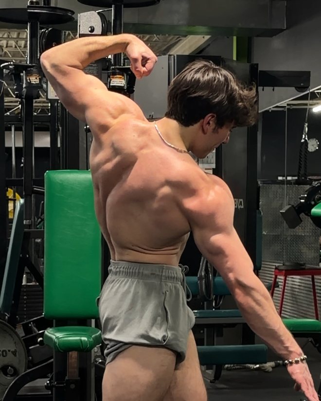 Ty in the gym